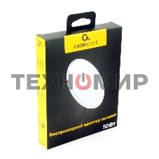 Беспроводной адаптер питания Cablexpert MP3A-PC-31, QI 10Wt, 7,5Wt, 5Wt, белый