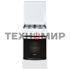 Плита комбинированная Gefest ПГЭ 5102-02 белый, конфорок 4 газовых, духовка 55 л, 50 см x 85 см x 58.5 см