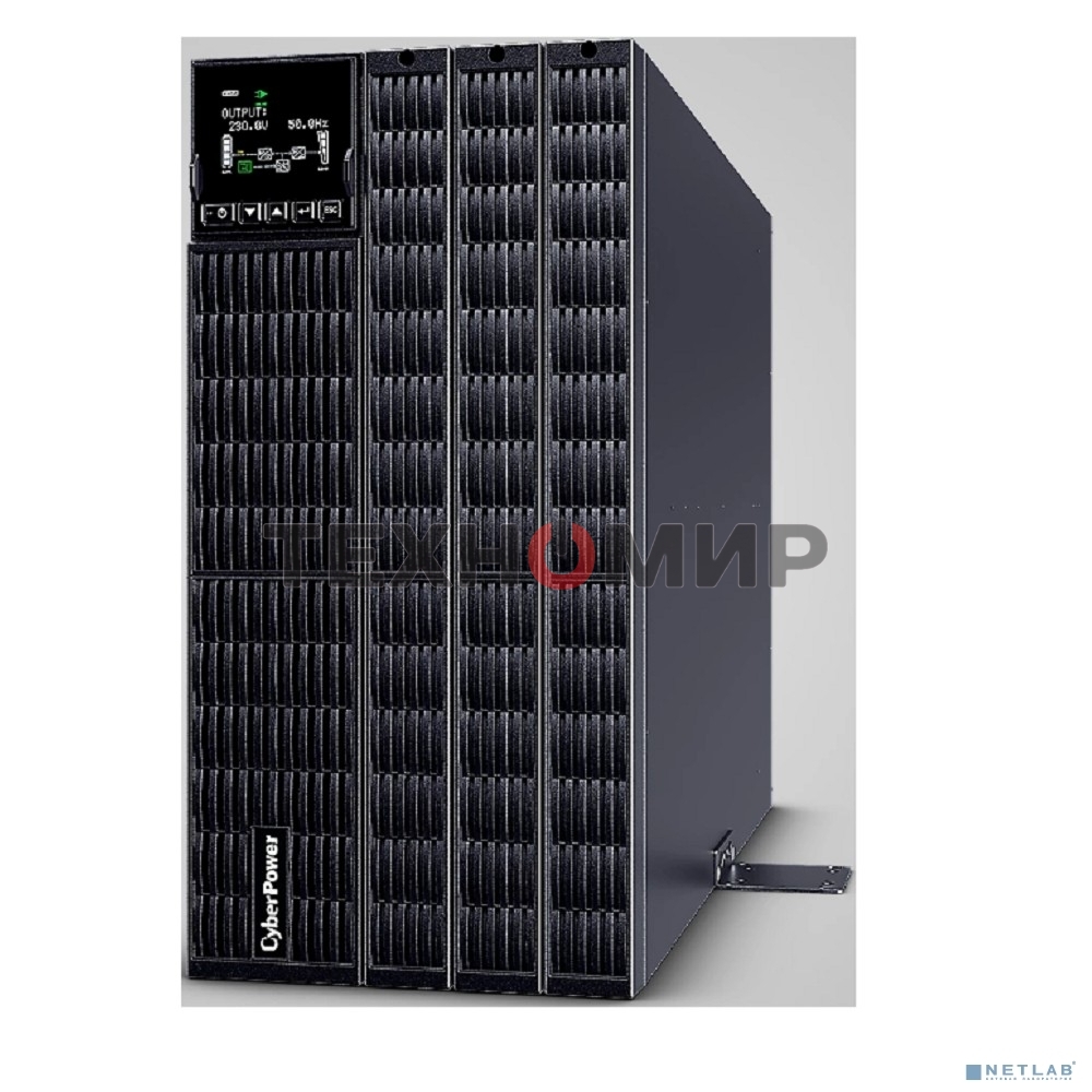 Источник бесперебойного питания CyberPower OLS10KERT5U Online 10000VA/10000W USB/RS-232/Dry/EPO/SNMP/CloudCard/(4 IEC С13, 4 IEC C19, terminal block)/bat.detect./МВ NEW