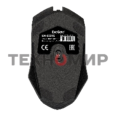 Мышь проводная ExeGate SH-9025S черный, 1000 dpi, USB, кнопки - 3