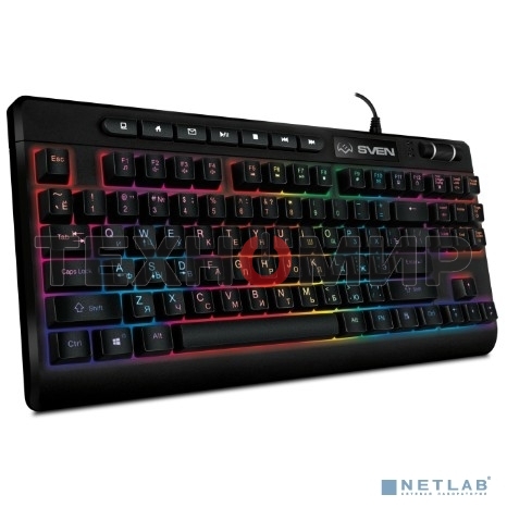 Клавиатура Sven KB-G8200 проводная, USB Type-A, чёрный