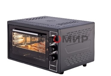 Мини-печь Kraft KF-MO3801BL, черный, 38 л.