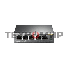 Коммутатор TP-Link SMB TL-SF1005P 5-портовый 10/100 Мбит/с настольный коммутатор с 4 портами PoE