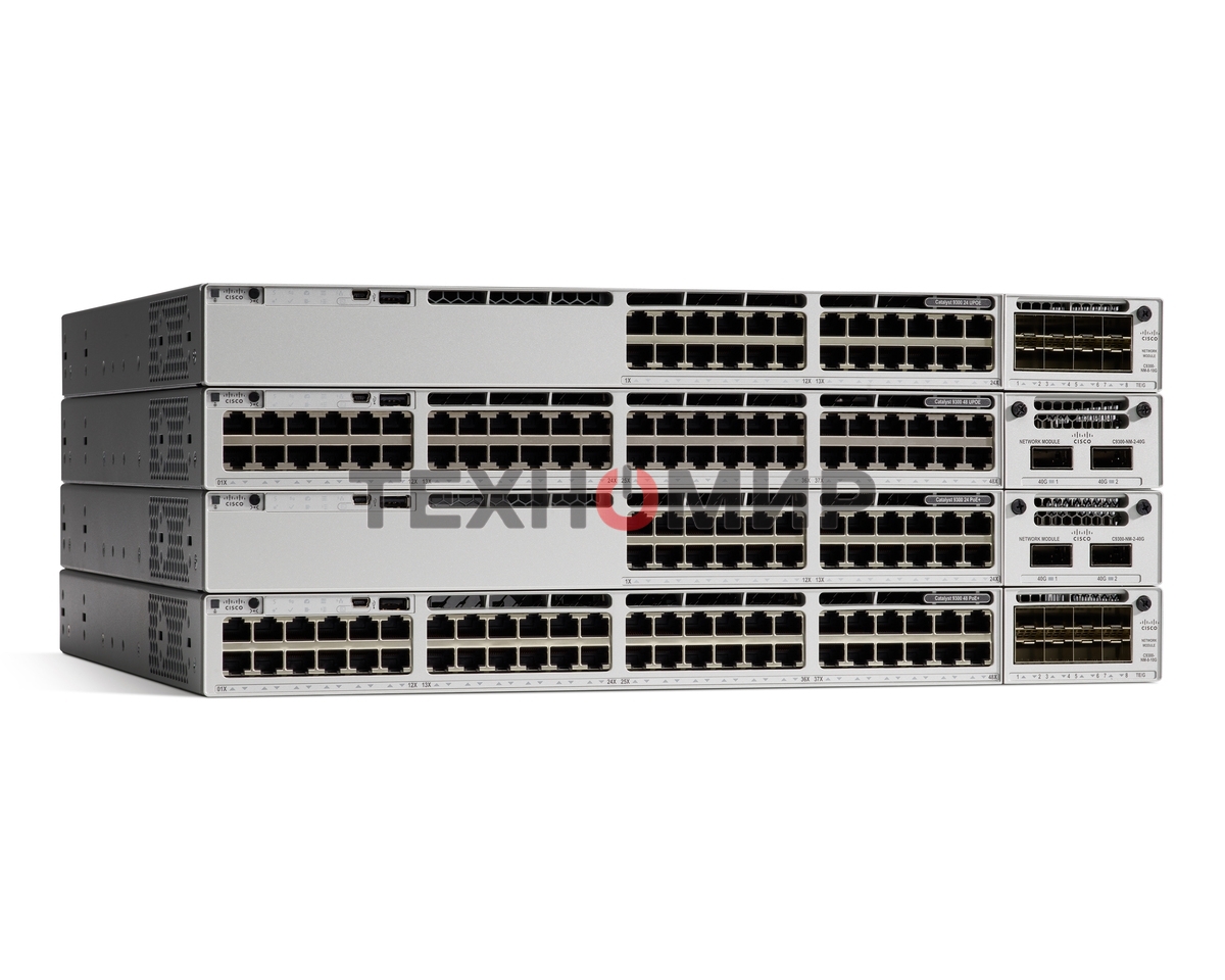 Коммутатор Cisco C9300-48T-E Catalyst 9300 48-port data only, Network Essentials