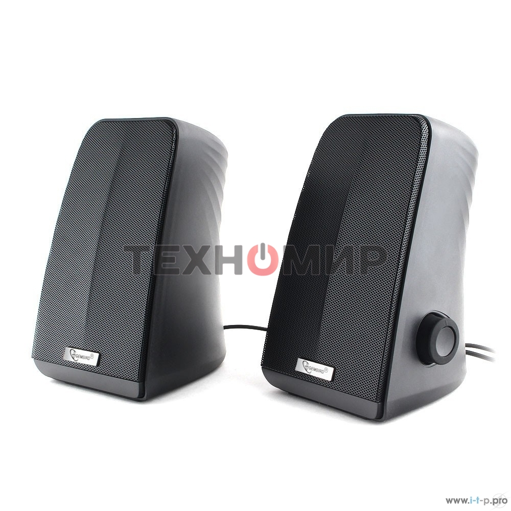 Акустическая система Gembird SPK-505, черный, 10 Вт, рег. громкости, USB-питание