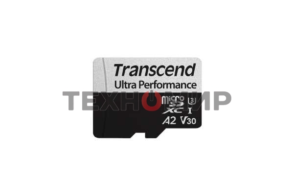 Флеш карта Transcend 128Gb UHS-I U3 мicroSD w/ adapter A2 Ultra Performance R/W:160/125 Mb/s