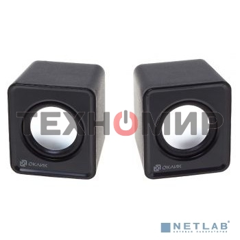 Акустическая система Oklick OK-331 2.0 черный 6Вт