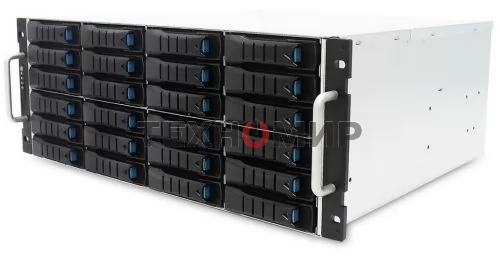 Дисковая полка AIC XJ1-40244-02 J4024-04, 4U, 24 JBOD with dual expander, slide rail (35X series) (XJ1-40244-02)