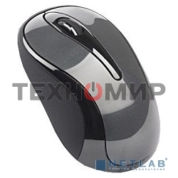 Мышь беспроводная A4Tech G3-280A серый/черный, 1200 dpi, радиоканал, USB, кнопки - 3