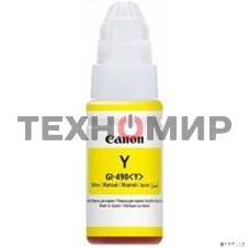 Чернила Canon GI-490Y 0666C001 желтый для Canon Pixma G1400/2400/3400 (70мл)