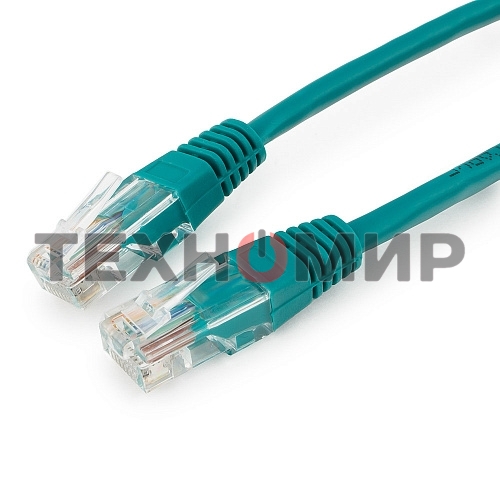 Патч-корд UTP Cablexpert cat.5e 0.25м, литой, многожильный, зеленый