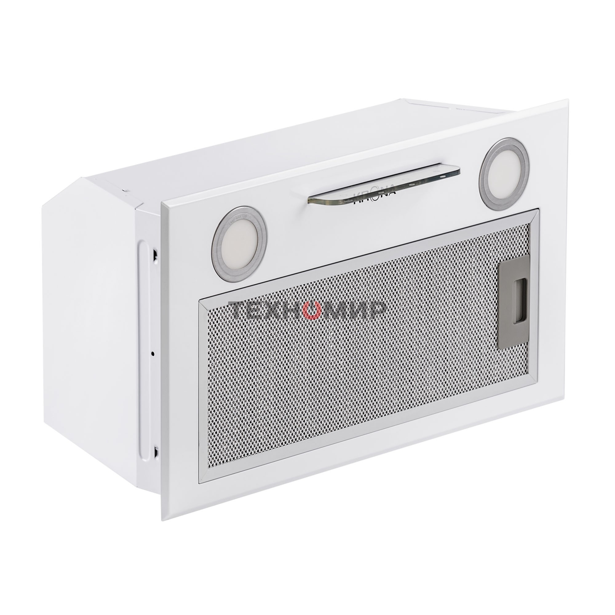 Вытяжка встраиваемая KRONA Ameli 600 S белый, 60 см, 1150 куб. м/ч, 50 дБ