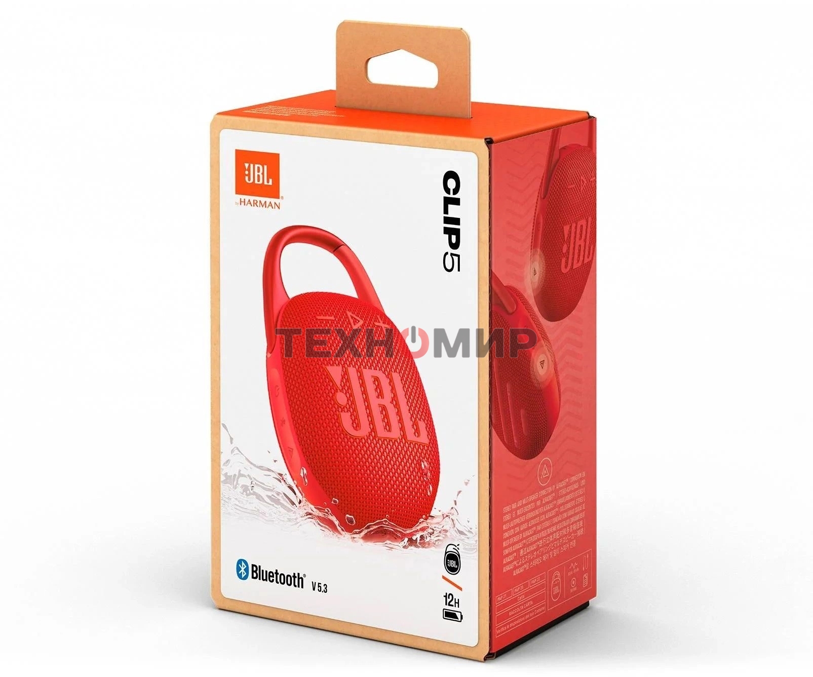 Портативная акустика JBL CLIP 5, красный