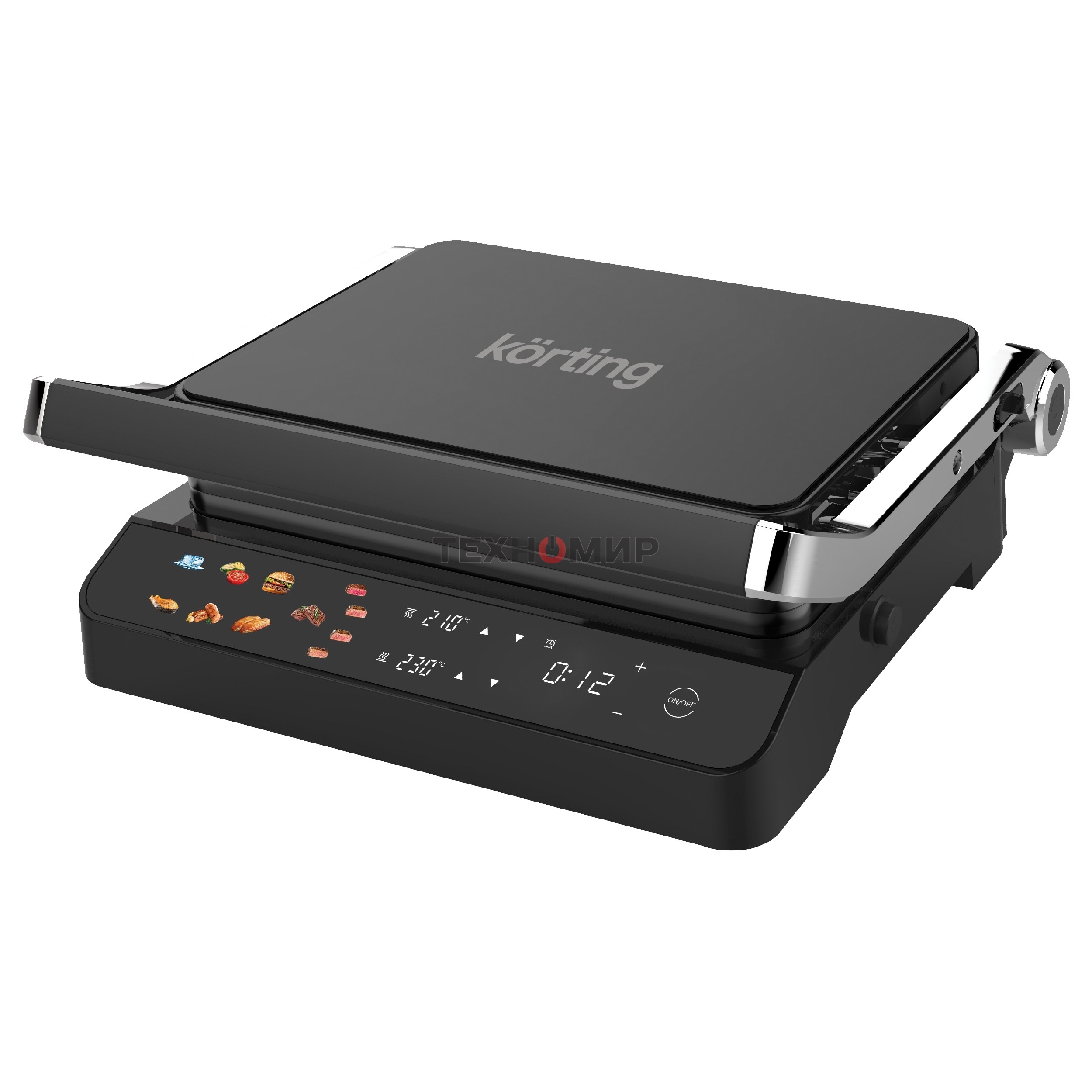 Электрогриль Korting KGPA 0405 W, черный