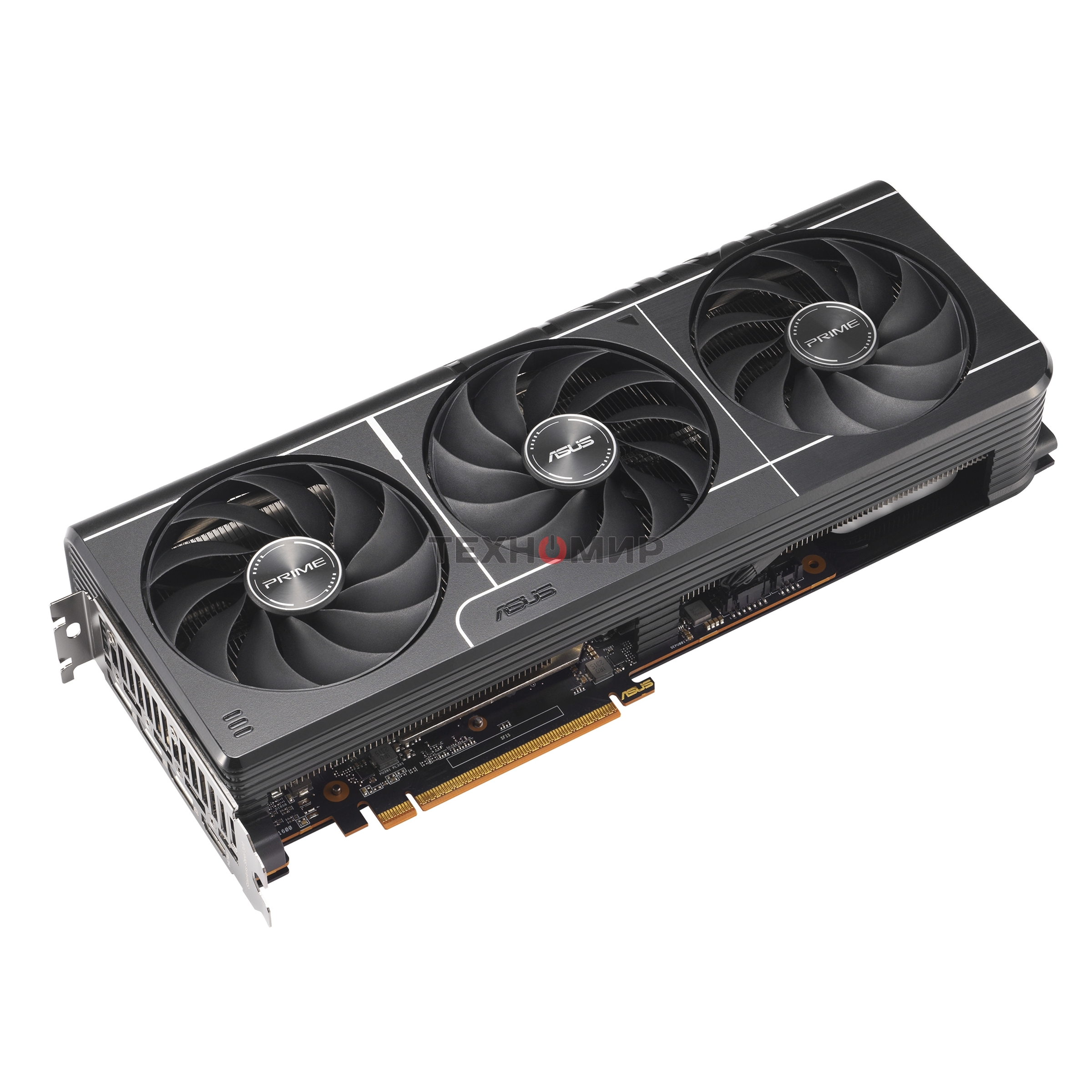 Видеокарта Asus PCI-E PRIME-RX9070XT-O16G AMD Radeon RX 9070XT 16Gb 256bit GDDR6 2460/20000 HDMIx1 DPx3 HDCP Ret