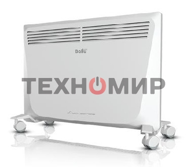 Конвектор электрический Ballu Enzo BEC/EZMR-1000 белый, 1000 Вт, 15 м2, термостат