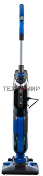 Вертикальный паровой пылесос Kitfort KT-555, 1800Вт, черный/фиолетовый