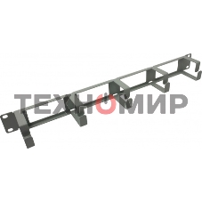 Кабельный органайзер Горизонтальный C3 Solutions CO-HО G NT089504 односторонний кольца 1U шир.:19