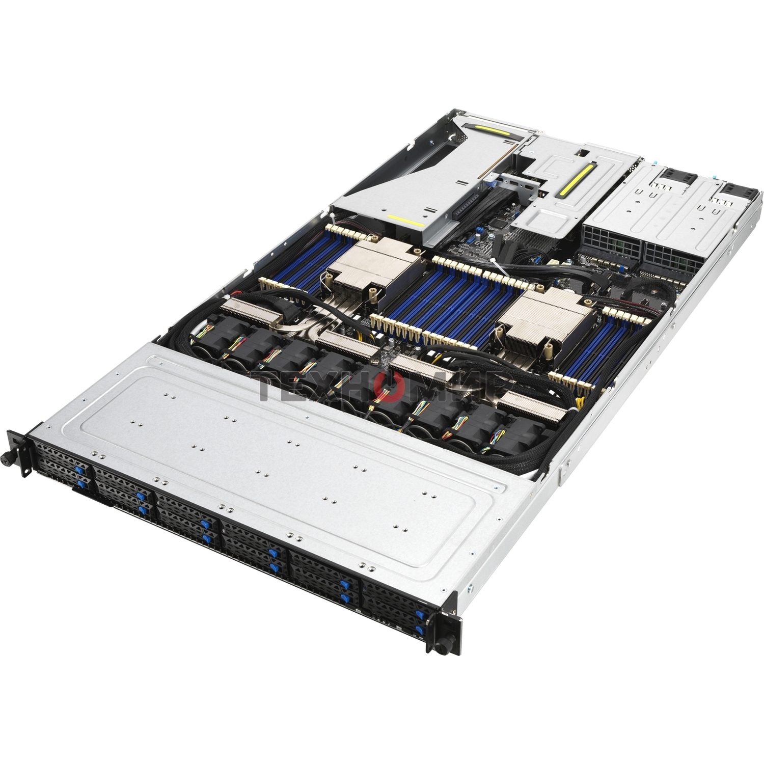 Серверная платформа ASUS RS700-E10-RS12U 3x SFF8643 + 6x SFF8654x8, 12x trays (12x NVMe/SAS/SATA), 2x 1600W, (361664)