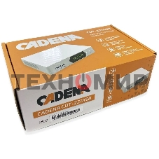 Приставка для цифрового ТВ Cadena CDT-2214SB белый, DVB-T2, DVB-T, HDMI, USB 2.0