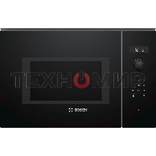 Микроволновая печь встраиваемая Bosch BFL554MB0 черный, 25 л, 900 Вт, переключатели - поворотный механизм/сенсор