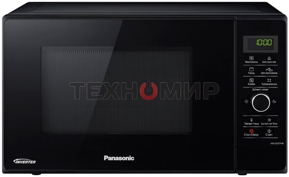 Микроволновая печь Panasonic NN-GD37HBZPE черный 23 л, 1000 Вт, переключатели - сенсор, поворотный механизм