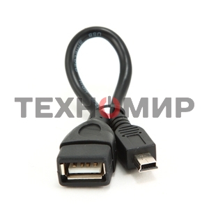 Кабель Gembird/Cablexpert AF/Mini-BM, 0.15м, пакет