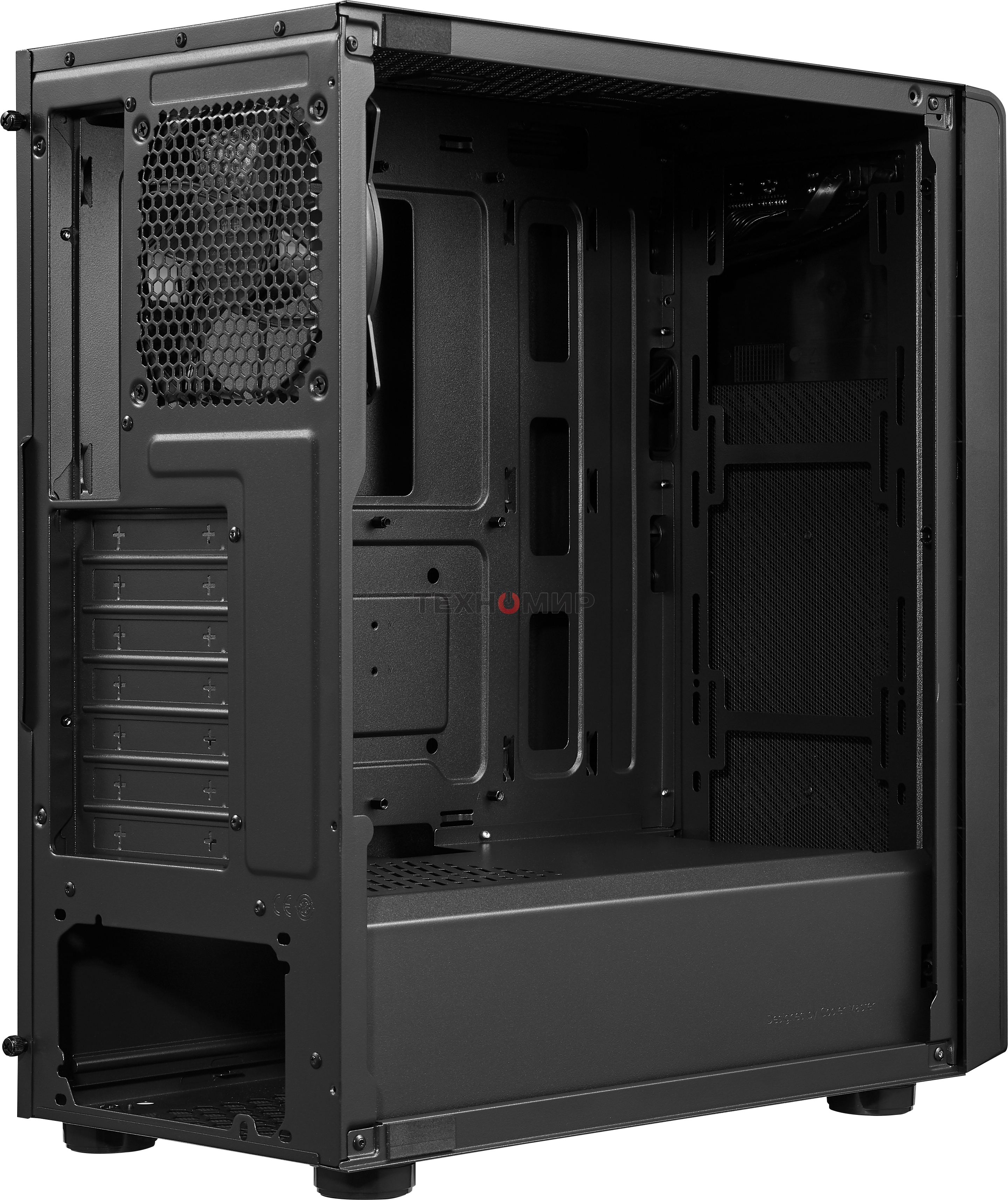 Компьютерный корпус без блока питания Cooler Master Elite 500, 2xUSB3.2, 1x120Fan, w/o PSU, Black, w/o ODD, Window TG left panel, ATX