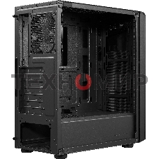 Компьютерный корпус без блока питания Cooler Master Elite 500, 2xUSB3.2, 1x120Fan, w/o PSU, Black, w/o ODD, Window TG left panel, ATX