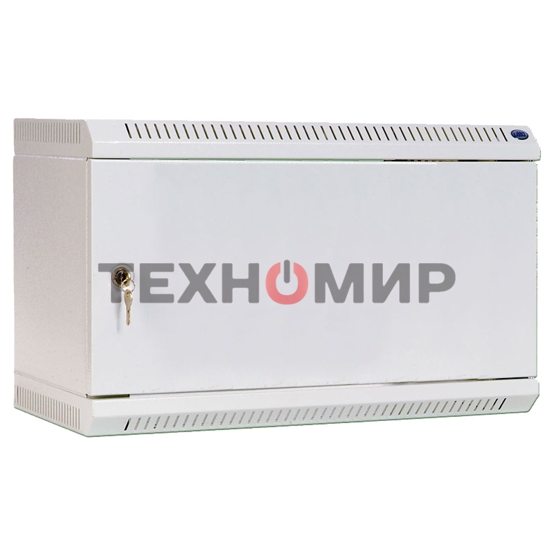 Шкаф телекоммуникационный настенный 6U (600х650) дверь металл, ШРН-6.650.1 (ШPH 6.650.1)