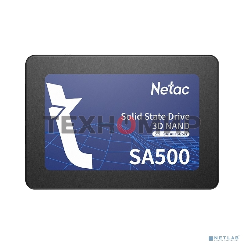 Накопитель SSD Netac SA500, 120Gb, SATA III, 2.5
