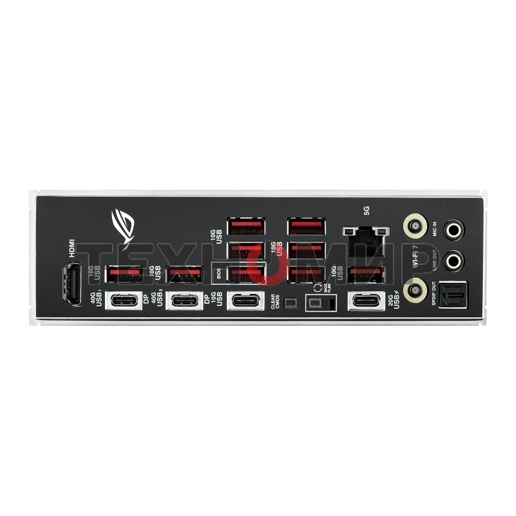 Материнская плата ASUS ROG STRIX X870E-E GAMING WIFI, AM5, AMD X870E, 4xDDR5, 4xSATA, 5xM.2, 1xPCI-E 5.0 x16, 1xPCI-E 4.0 x4, 1xHDMI, 1xUSB-C 3.2 Gen 2, 1xUSB-C 3.2 Gen 2x2, 2xUSB-C 4.0, 1x 5Gb LAN, 9xUSB-A 3.2 Gen 2, 2x3.5 мм, TOSLINK, 1xWi-Fi 7, ATX