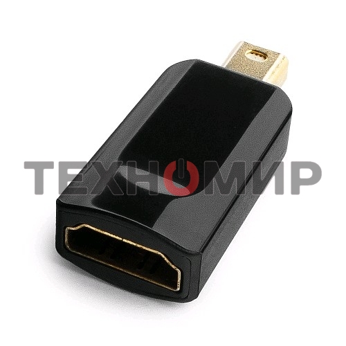 Переходник miniDisplayPort - HDMI, Cablexpert A-mDPM-HDMIF-01, 20M/19F, черный, пакет