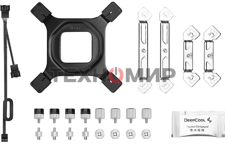 Кулер Deepcool AG620 R-AG620-BKNNMN-G-1 серебристый/черный 120мм алюминий+медь 1850rpm 29.4db 260W 157мм