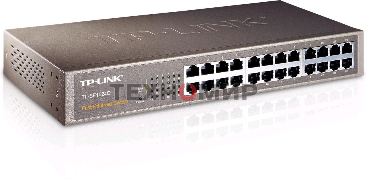Коммутатор TP-Link SMB TL-SF1024D Коммутатор 24-port 10/100M Switch