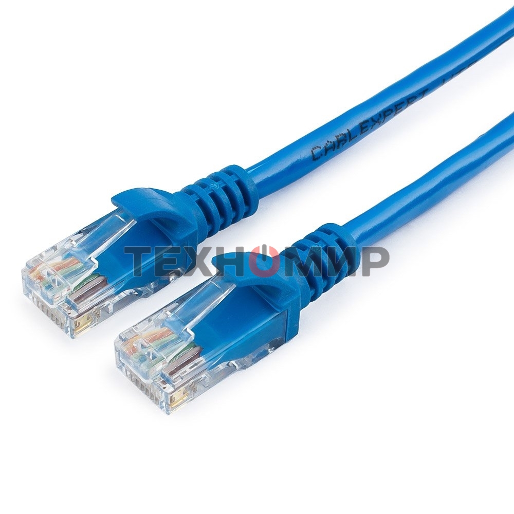 Патч-корд UTP Cablexpert PP12-30M/B cat.5e, 30м, литой, многожильный, синий