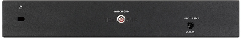Коммутатор D-Link DGS-1210-10P/FL2A Управляемый L2 коммутатор с 8 портами 10/100/1000Base-T и 2 портами 1000Base-X SFP (8 портов PoE 802.3af/at, PoE бюджет 65 Вт)