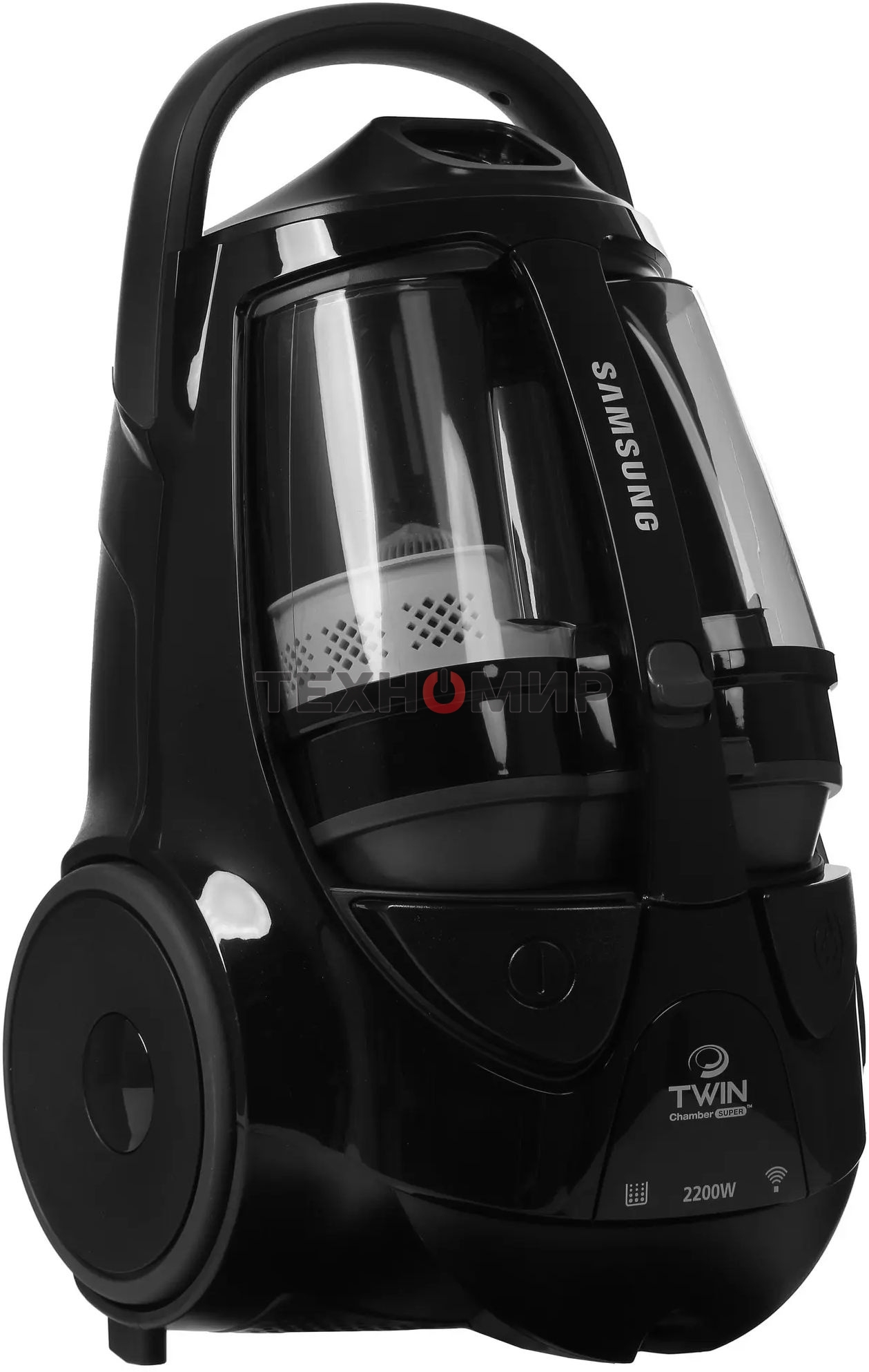 Пылесос Samsung VCC8874H35/XEV черный, 430/2200 Вт, уборка сухая, пылесборник контейнер 2 л