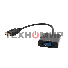 Переходник Gembird-Cablexpert Переходник HDMI-VGA, 19M/15F (A-HDMI-VGA-03)