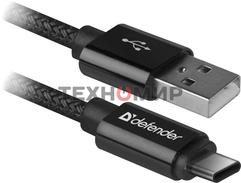 Кабель Defender USB2.0 TO TYPE-C 1M черный USB09-03T