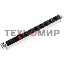 Блок распределения питания Rem R-16-7S-V-440-Z гор.размещ. 7xSchuko базовые 16A EN 60320 С20