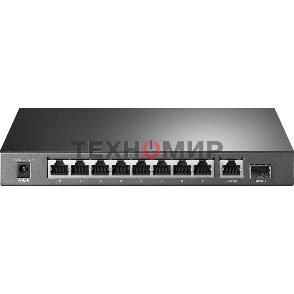 Коммутатор TP-Link TL-SG1210P 10-портовый гигабитный настольный с 8 портами PoE+ SMB