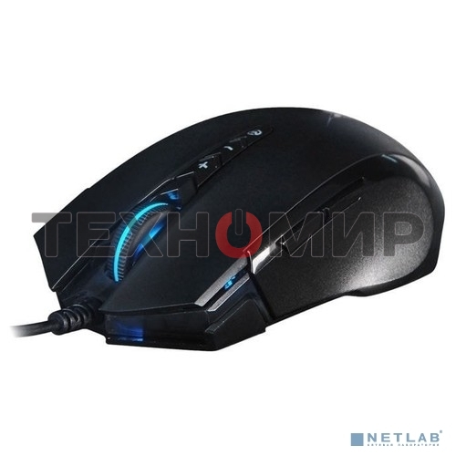 Мышь проводная A4Tech X89 черный, 2400 dpi, USB, кнопки - 8