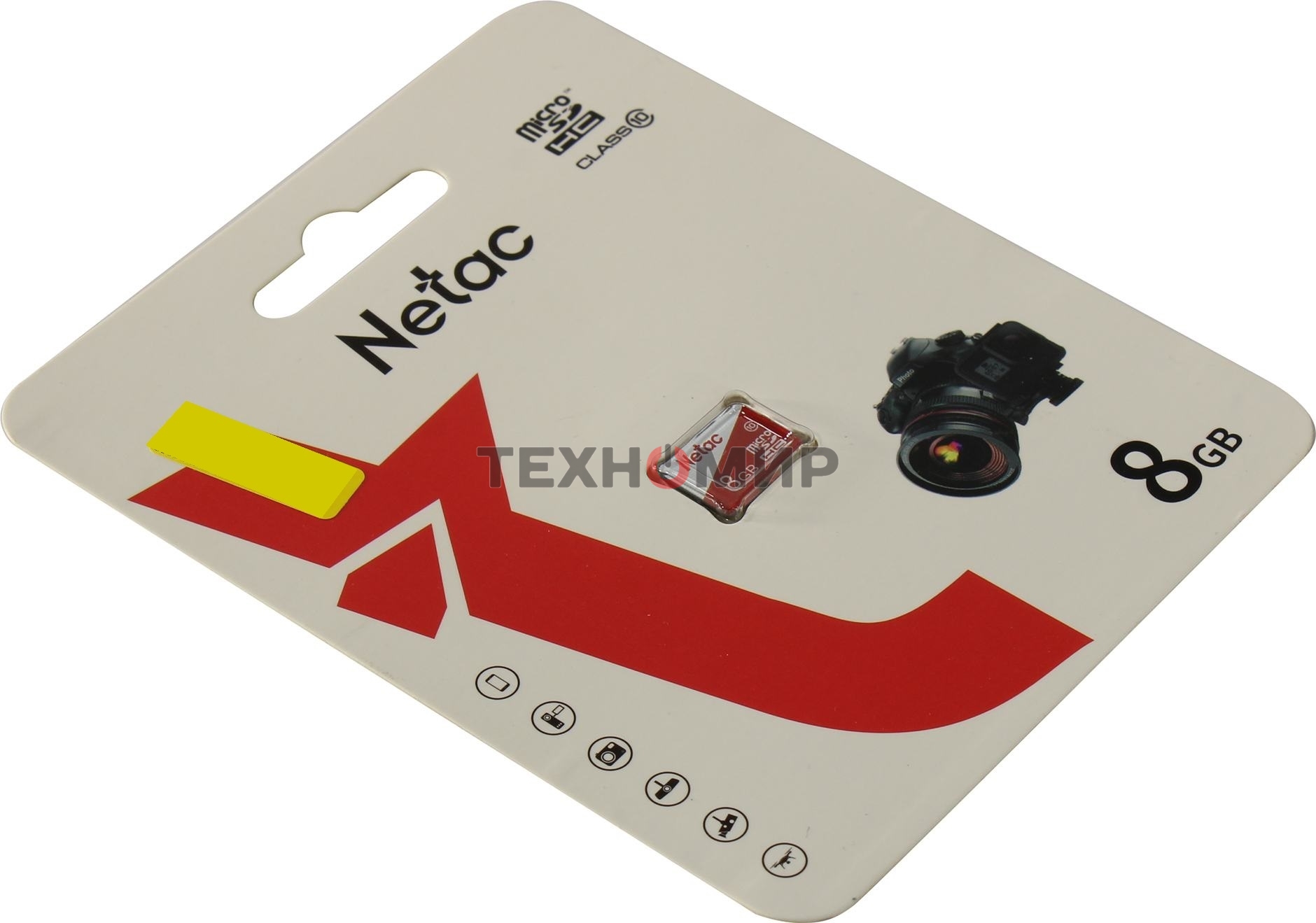 Флеш карта Netac P500 ECO MicroSDHC 8Gb C10 NT02P500ECO-008G-S