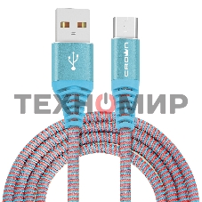 Кабель Crown USB - microUSB CMCU-3102M blue