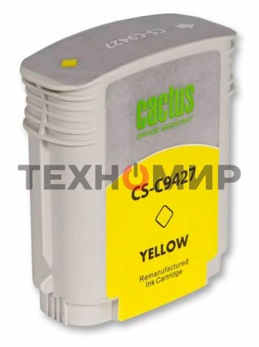 Картридж струйный Cactus CS-C9427 желтый для №85 HP DJ 30/130 (72мл)