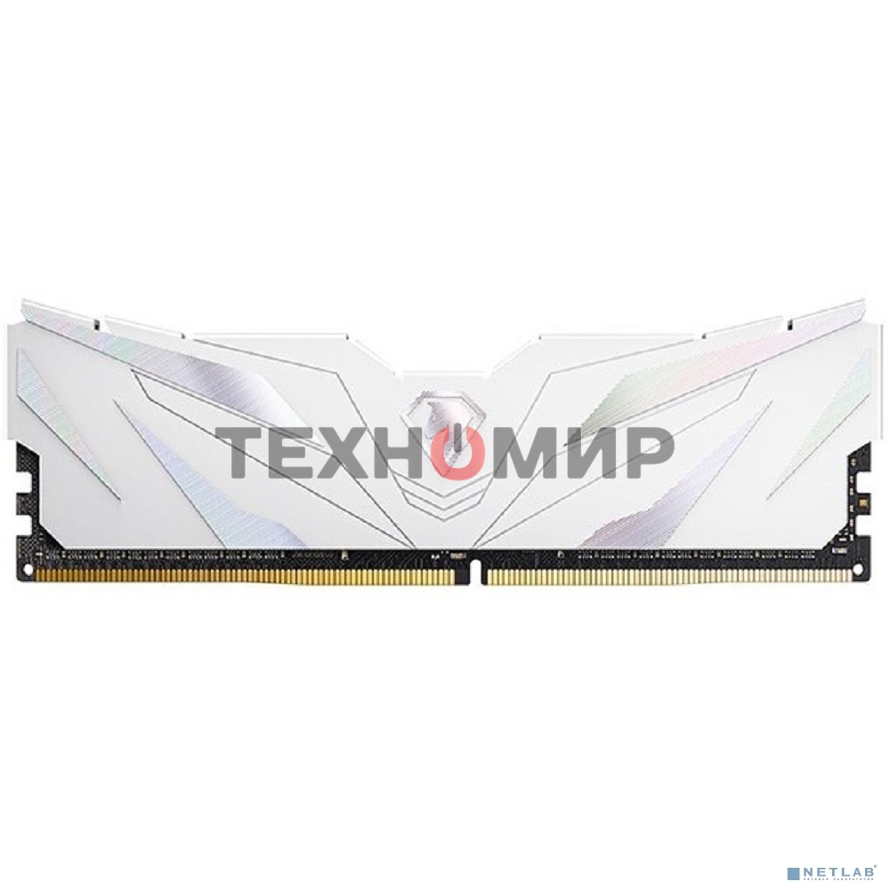 Оперативная память NETAC, DDR4, 8GB (1x8GB), 3200MHz, CL16, DIMM, с радиатором, белый