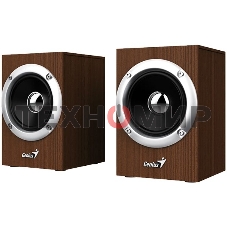 Акустическая система GENIUS SP-HF280 wooden USB Проводной пульт регулировки громкости для легкого управления