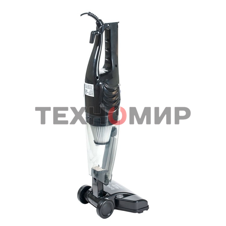 Пылесос вертикальный Endever VC-286 серый, питание от сети, 100 Вт, уборка сухая, пылесборник 1.9 л