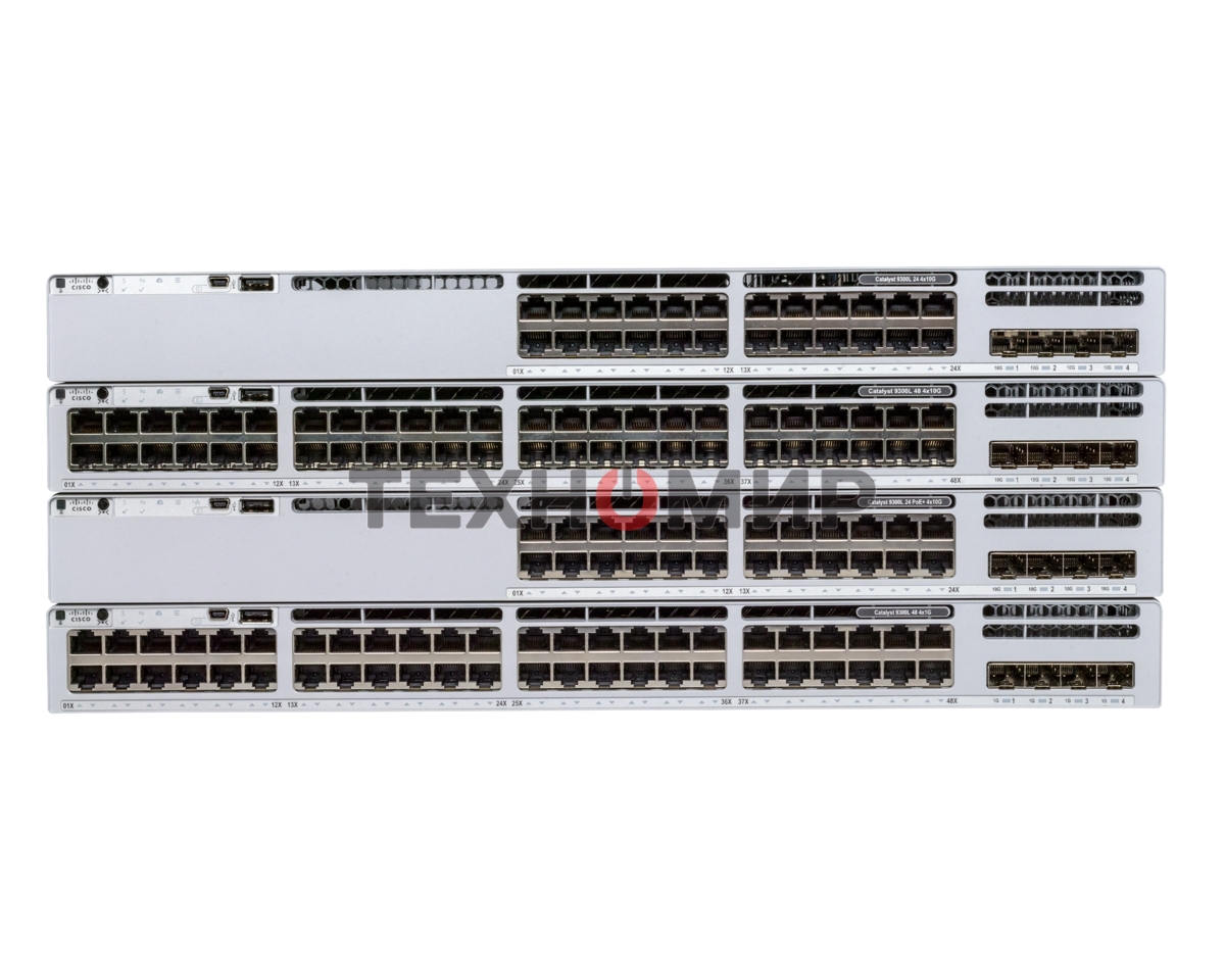 Коммутатор Cisco Catalyst 9300L 24p data, Network Advantage,4x1G Uplink